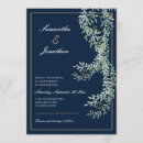 Recherche de bleu vert mariage invitations Moderne