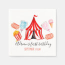 Recherche de carnaval serviettes Cirque