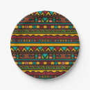 Recherche de dessin géométrique assiettes en papier Motif