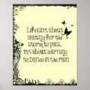 Suche nach regen sie an poster Typografie