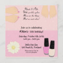Recherche de mani pedi invitations Rose