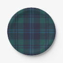 Recherche de tartan assiettes en papier Marine