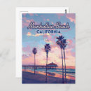 Recherche de los angeles beach cartes postales Plage de manhattan