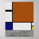 Suche nach mondrian poster Blau