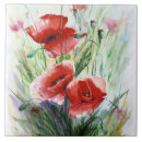 Suche nach mohnblumen fliesen Aquarell