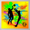 Suche nach beachvolleyball poster Volleyballspieler