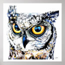 Recherche de hibou posters Illustration