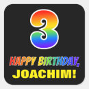 Recherche de 3 ans autocollants Troisième anniversaire