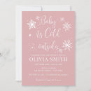 Recherche de snowflake baby shower fille invitations Flocons de neige