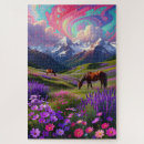 Suche nach ölgemälde puzzle Berge