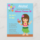 Suche nach hula girl einladungen Luau