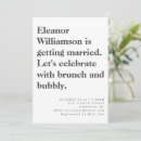 Recherche de bridal brunch invitations Simple