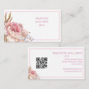 Recherche de bouquet de fleur cartes visite Logo floral