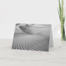 Recherche de dunes vœux cartes Noir et blanc