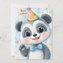 Suche nach panda party einladungen Aquarell