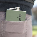 Suche nach buchstaben flachmänner Mit monogramm