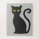 Suche nach katzen silhouette puzzle Schwarze katze