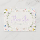 Recherche de chic bohème cartes visite Fleur sauvage