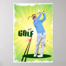 Recherche de golf posters Vert