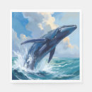 Recherche de la baleine bleue serviettes Animal