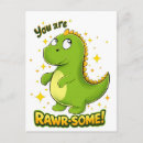 Recherche de rawr cartes postales Dino