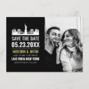 Recherche de new york skyline invitations Noir et blanc