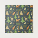 Recherche de renard vintage art Boisé