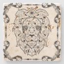 Suche nach schädel untersetzer Schwarz weiß