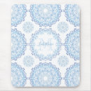Recherche de fleur la vie tapis souris Bleu