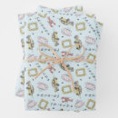 Recherche de marchandises papier cadeau Motif de symboles iconiques