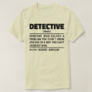 Recherche de détective tshirts Flic
