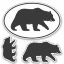 Recherche de ours gris autocollants Faune