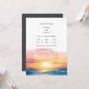Recherche de plage coucher soleil invitations Lever