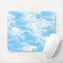 Recherche de ciel nuageux tapis souris Bleu
