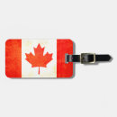 Recherche de drapeau canadien bagages étiquettes Feuille d'érable