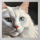 Recherche de chaton blanc posters Amusant