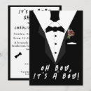 Recherche de tuxedo invitations C'est un garçon