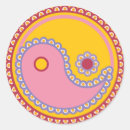 Recherche de fille de yoga autocollants Bébé