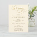 Recherche de bar mariage menus Calligraphie