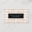 Suche nach dreieck visitenkarten Fotografie