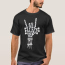 Suche nach rock hand tshirts Skelett