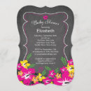 Recherche de hibiscus baby shower invitations Été