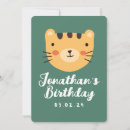 Recherche de tigres invitations Mignon