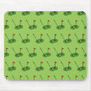 Recherche de balle golf tapis souris Vert