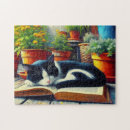 Recherche de peinture de chat puzzles Chaton