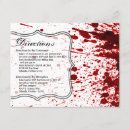 Recherche de éclaboussure sang invitations Vampire