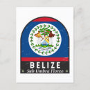 Recherche de drapeau de belize cartes postales Baiser