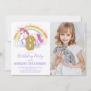 Recherche de 8ème invitations De la licorne