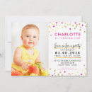 Recherche de confetti anniversaire invitations Premier