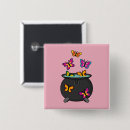 Recherche de sorcière halloween badges Chaudron
